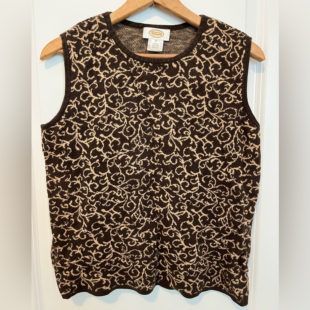 Talbots silk and cashmere tank top